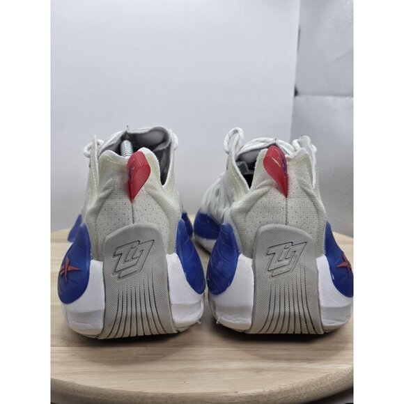 Size 11 - Mens Reebok Zig Kinetica 2 Pure GreyCobalt Blue Running Shoes Sneakers - Picture 6 of 9